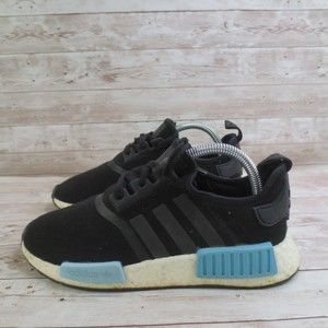 Adidas Shoes Womens 8 Black NMD R1 Casual Sneaker Streetwear Comfort Boost